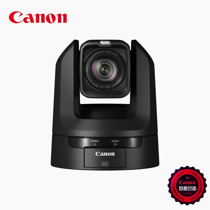 [Canon] 캐논 CR-N300 4K PTZ카메라 NDI 20배 광학 Zoom 블랙