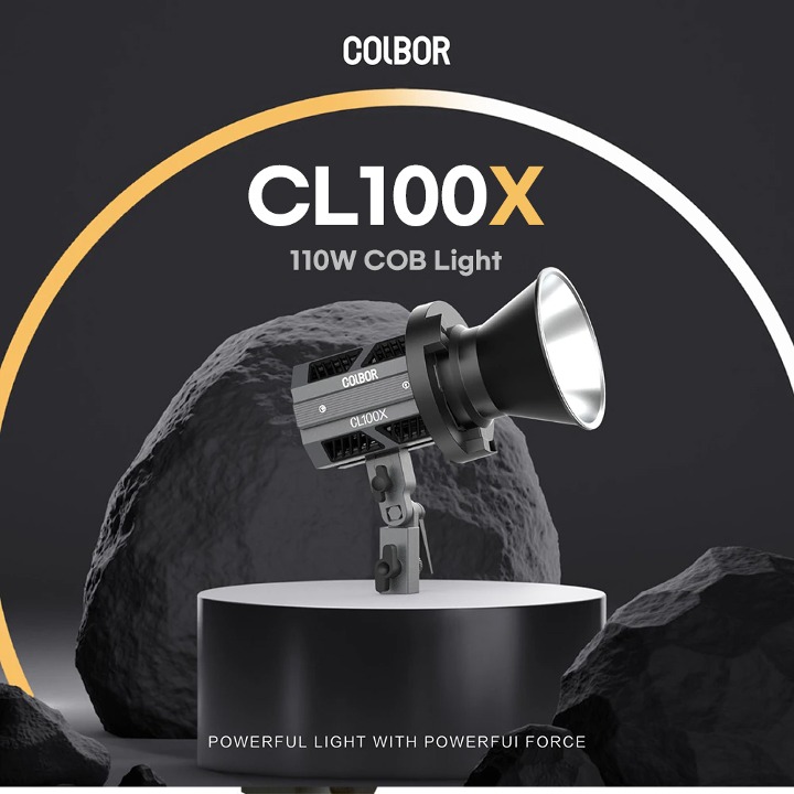 [콜보] COLBOR CL100X 스튜디오 조명 큐브타입 110w 라이트 (2700K-6500K)